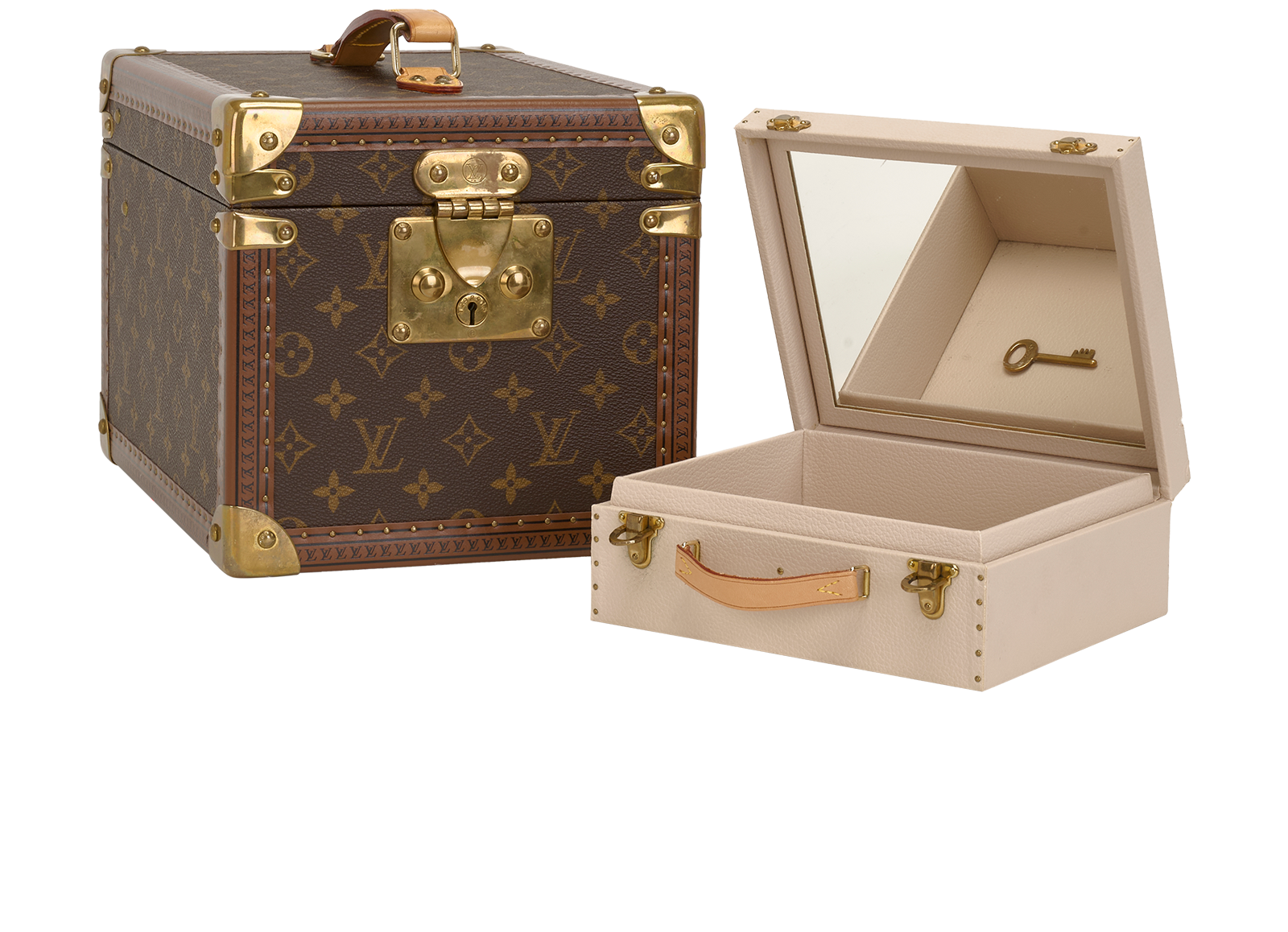 Louis Vuitton Vintage Boite Flacons Vanity Case, &pound;2,300, Accessories, Brown, Canvas, Other view